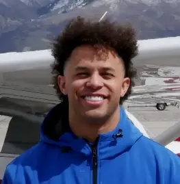 Chief Flight Instructor Mycah Pittman, owner of Blitz Aviation in Ogden, UT
