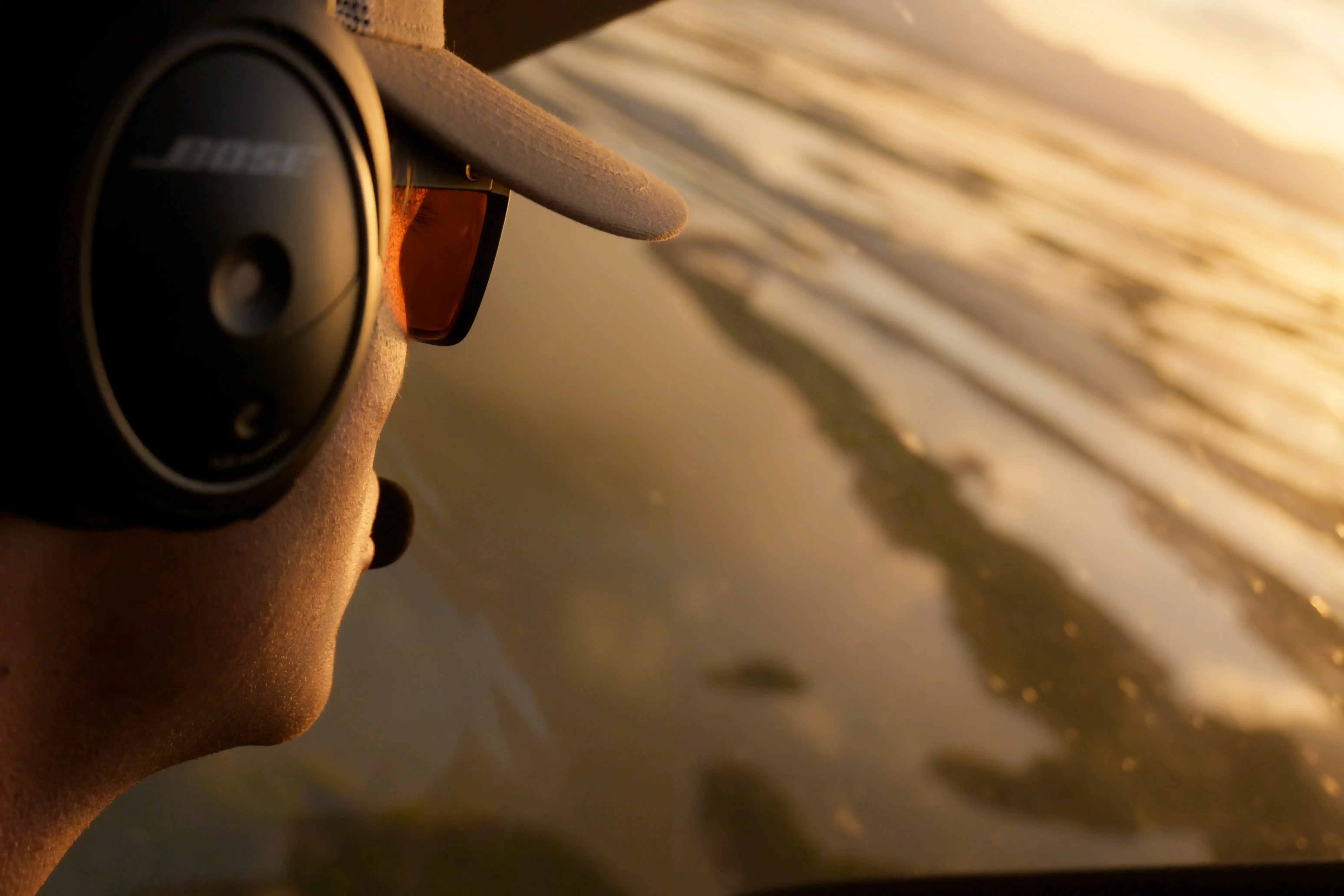 Student flying during a private flight above brigham city