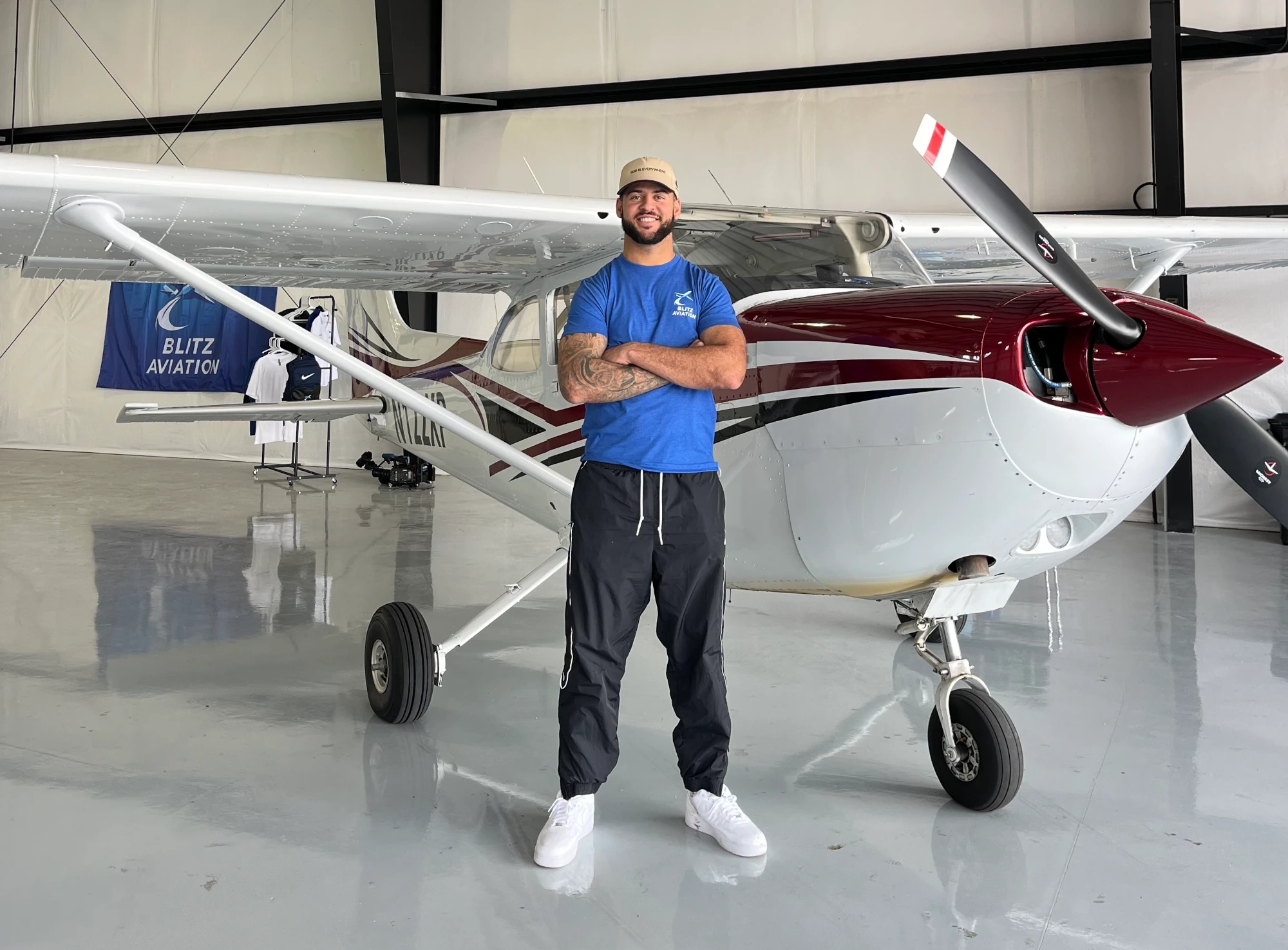 Flight Instructor Michael Pittman Jr. at Blitz Aviation