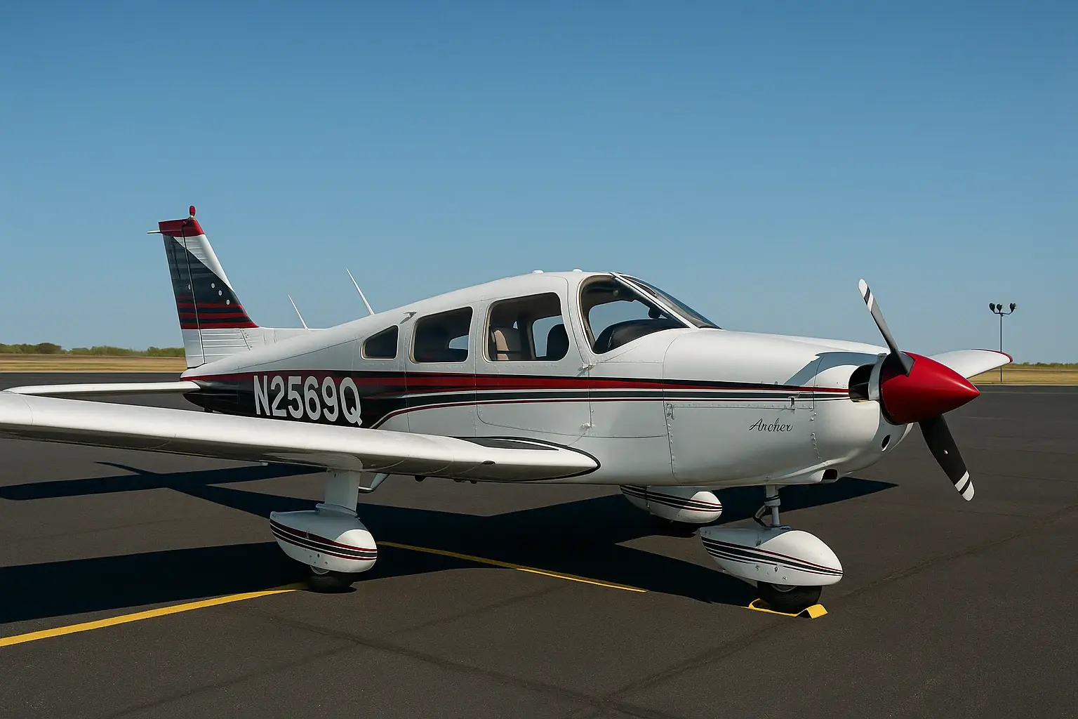 Piper Archer Cherokee at Salt Lake