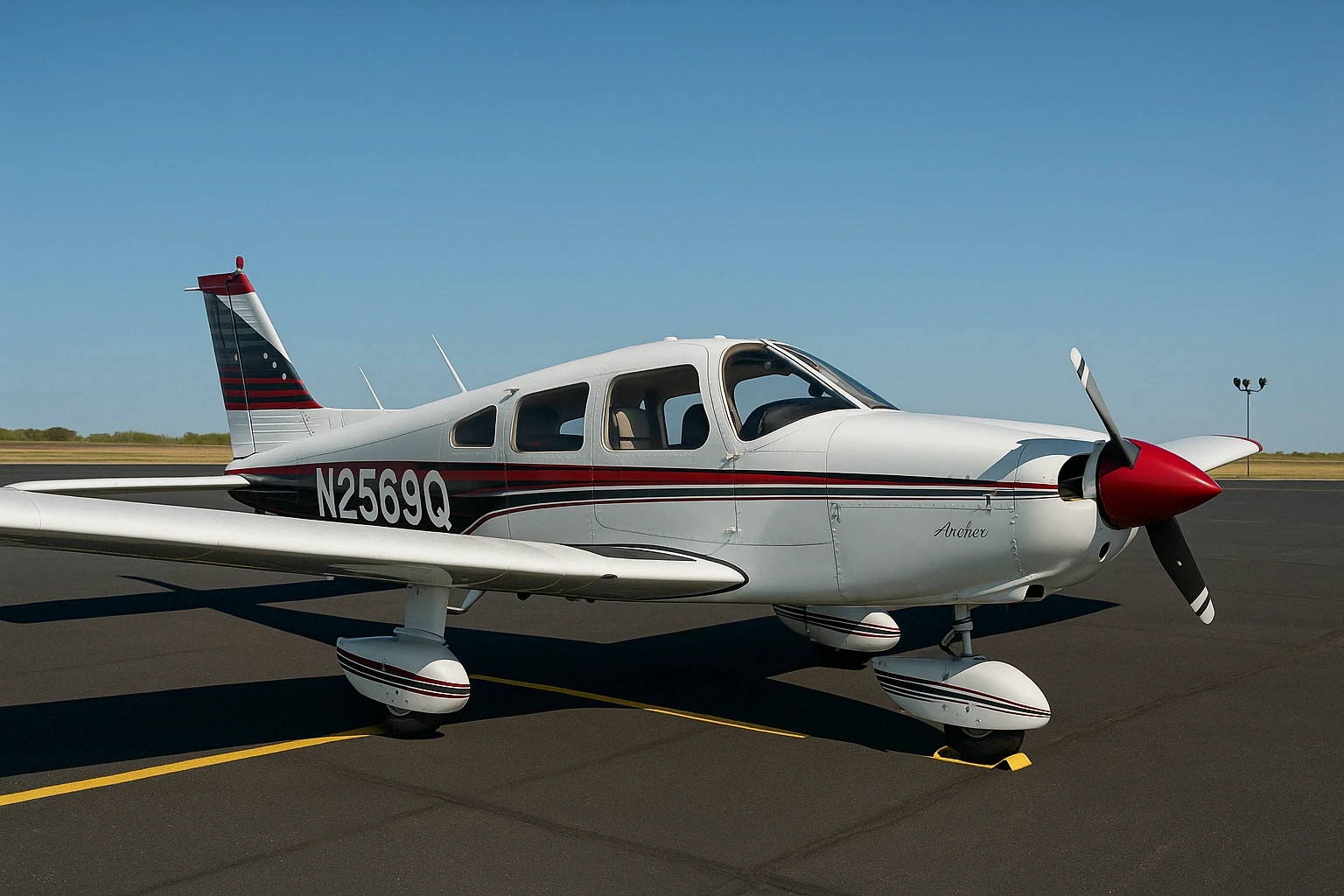 Piper Archer Cherokee at Salt Lake